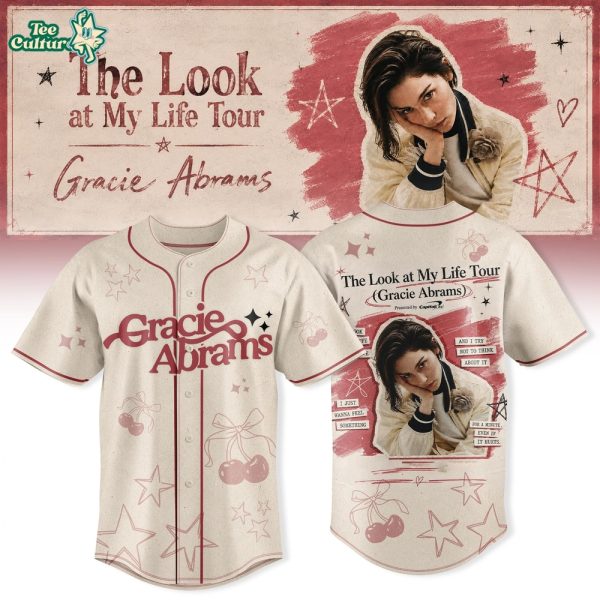 Gracie Abrams The Look at My Life Tour Limited Edition Jersey 2026 V2
