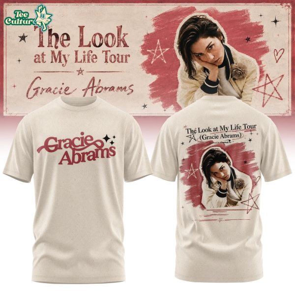 Gracie Abrams The Look at My Life Tour Limited Edition Tshirt