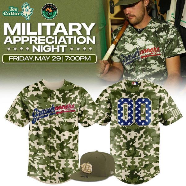 Greensboro Grasshoppers 2026 Military Appreciation Night Jersey
