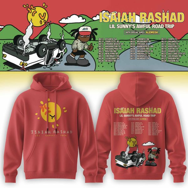 Isaiah Rashad Lil Sunny's Awful Road Trip Tour Hoodie