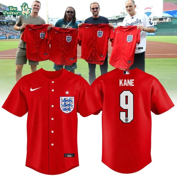 Harry Kane x England National Football Team Baseball Jersey