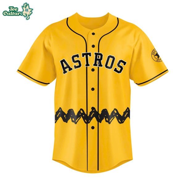 Houston Astros Peanuts Night Jersey by Teesculture.com