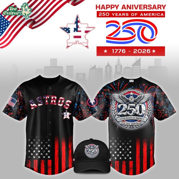Houston Astros x 250 Years USA Anniversary Jersey Limited Edition