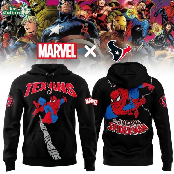 Houston Texans x Amazing Spider-Man Limited Edition Hoodie
