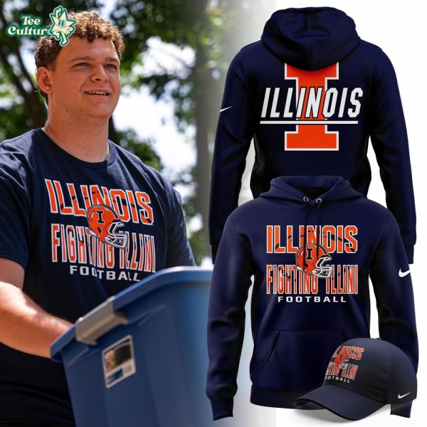 Illinois Fighting Illini Football Hoodie