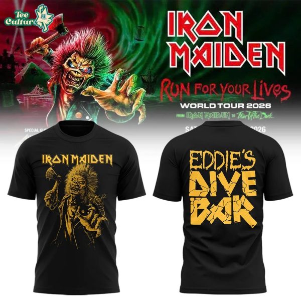 Iron Maiden x Run For Your Lives World Tour 2026 Tshirt V2