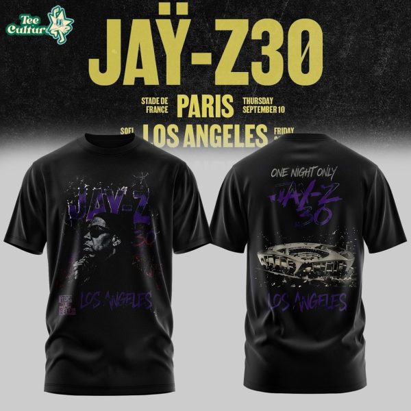 JAŸ-Z 30 Show Los Angeles 2026 Edition Tee v2