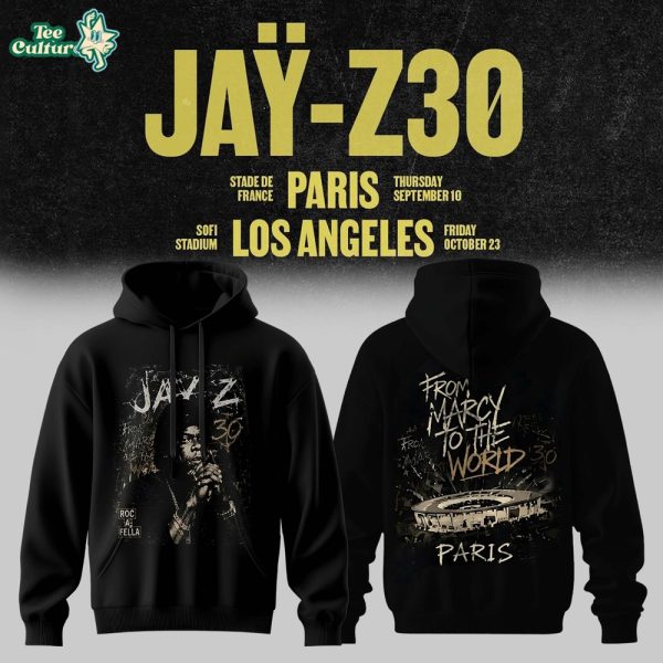 JAŸ-Z 30 Show Paris 2026 Edition Hoodie V4