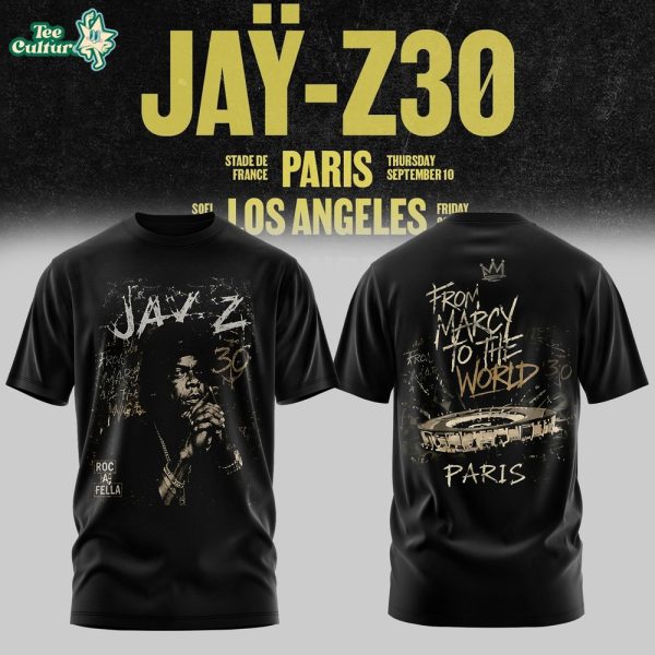 JAŸ-Z 30 Show Paris 2026 Edition Tee V2