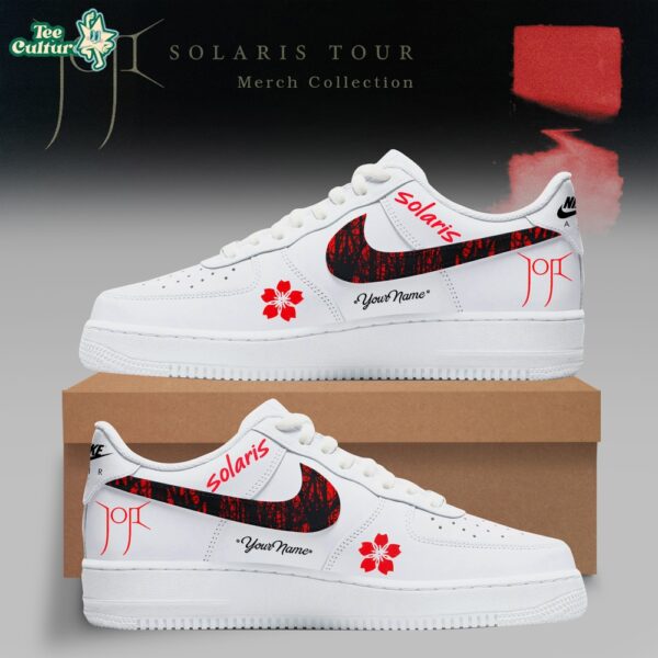 JOJI Solaris Tour 2026 Limited Edition White Air Force 1 Shoes
