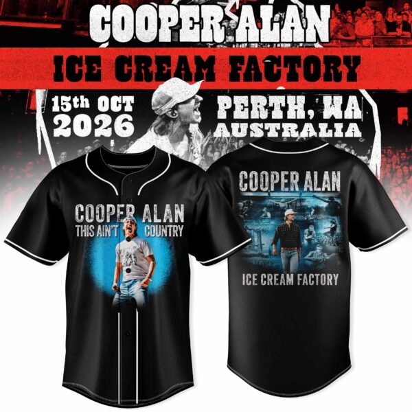 Cooper Alan Ice Cream Factory 2026 Custom Baseball Jersey