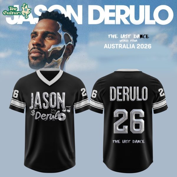 Jason Derulo The Last Dance World Tour 2026 AUS & NZ Football Jersey