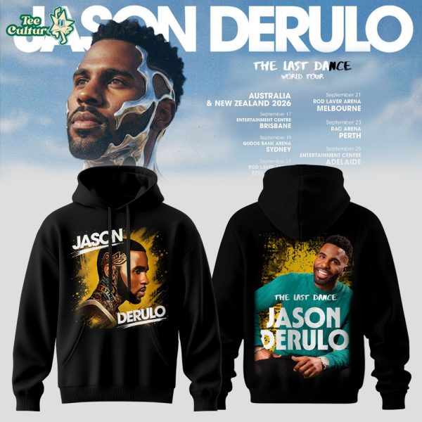Jason Derulo The Last Dance World Tour Black Hoodie
