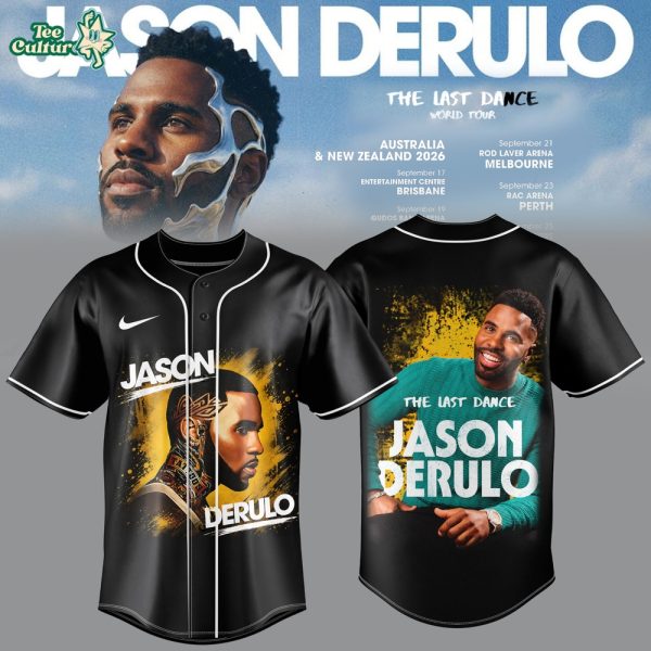 Jason Derulo The Last Dance World Tour Special Baseball Jersey