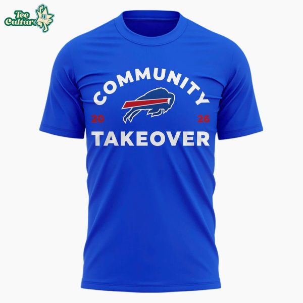 Josh Allen 17 Buffalo Bills 2026 Community Takeover Tee by Teesculture.com