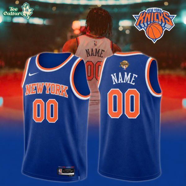 Knicks x ( Custom Name + Number ) Finals Jersey 2026 Patch Brand New V3