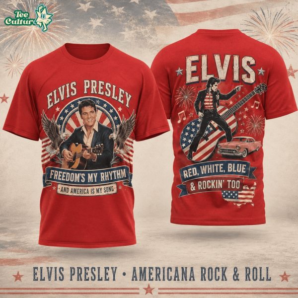 Limited Edition Elvis Presley Freedom's My Rhythm 3D Apparel