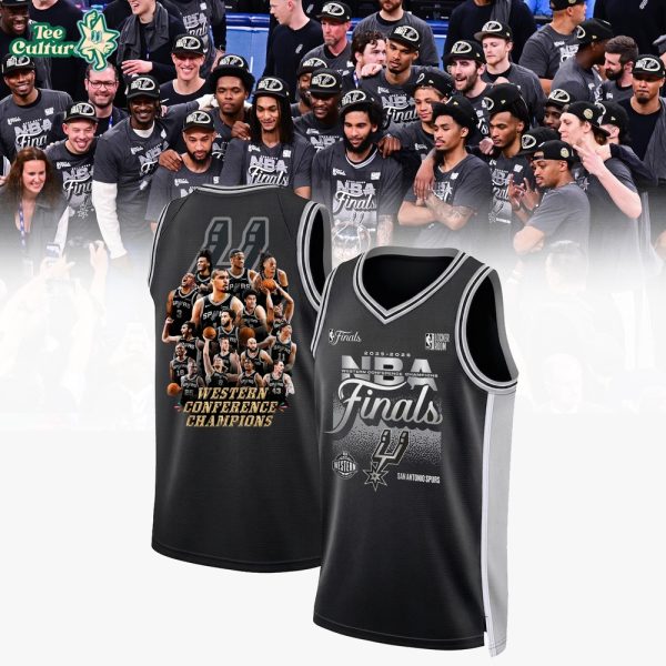 Limited Edition San Antonio Spurs Western Conference Champions Basketball Jersey