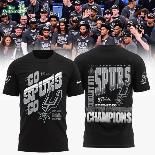 Limited Edition San Antonio Spurs Western Conference Champions Shirt V2