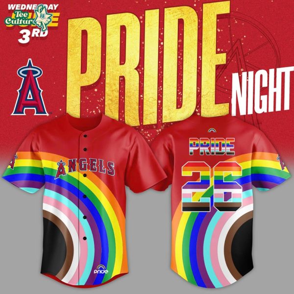 Los Angeles Angels Pride Night Jersey - Limited Edition
