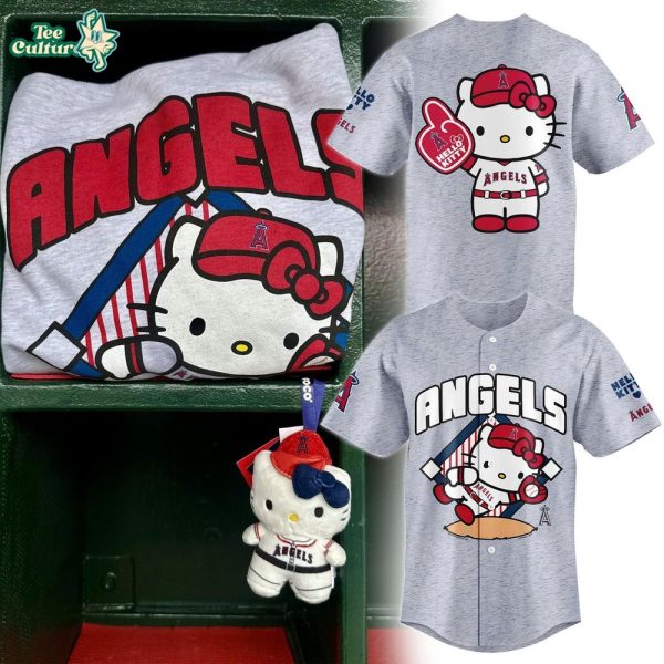 Los Angeles Angels x Hello Kitty 2026 Baseball Jersey V2