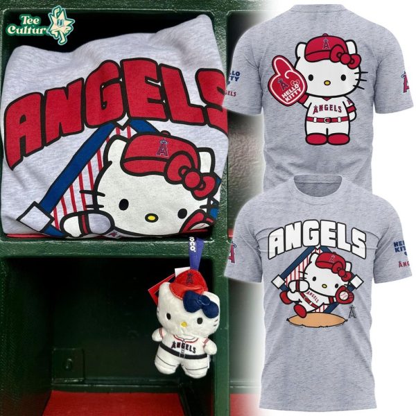 Los Angeles Angels x Hello Kitty 2026 MLB-Inspired T-Shirt