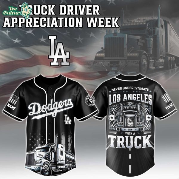 Los Angeles Dodgers Baseball x Trucker Special Edition - 3D Baseball Jersey