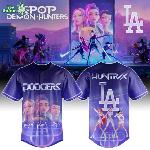 Los Angeles Dodgers K-Pop Demon Hunters Jersey