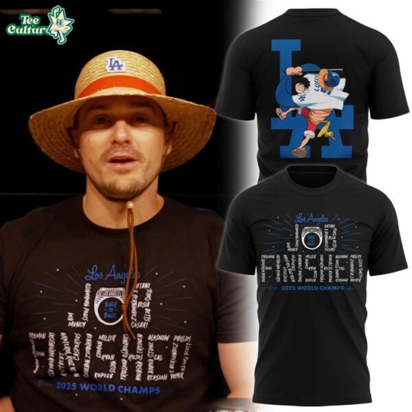 Los Angeles Dodgers One Piece Night 2026 Graphic T-Shirt