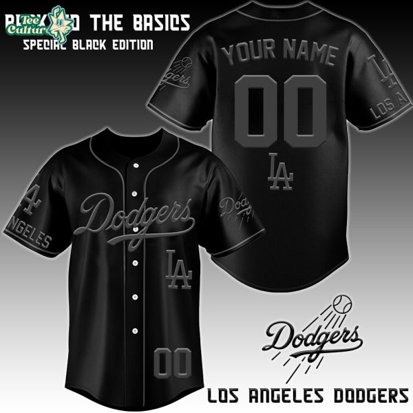 Los Angeles Dodgers x Blackout Special Edition Personalized Jersey - 3D Baseball Jersey