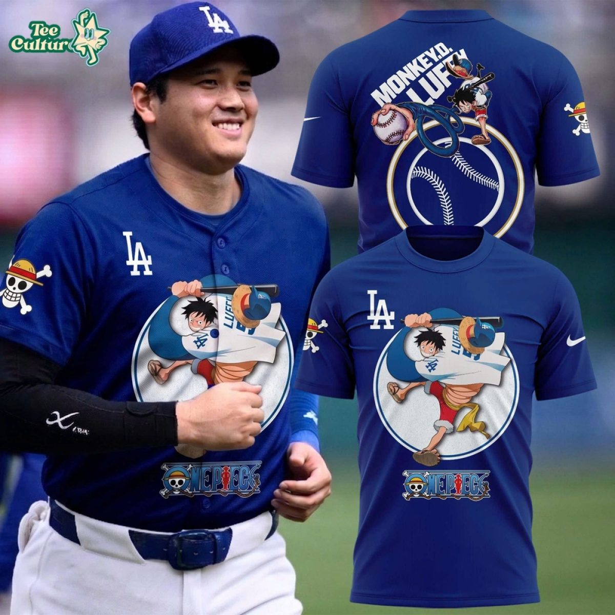 Los Angeles Dodgers x One Piece Night 2026 T-Shirt - Teesculture