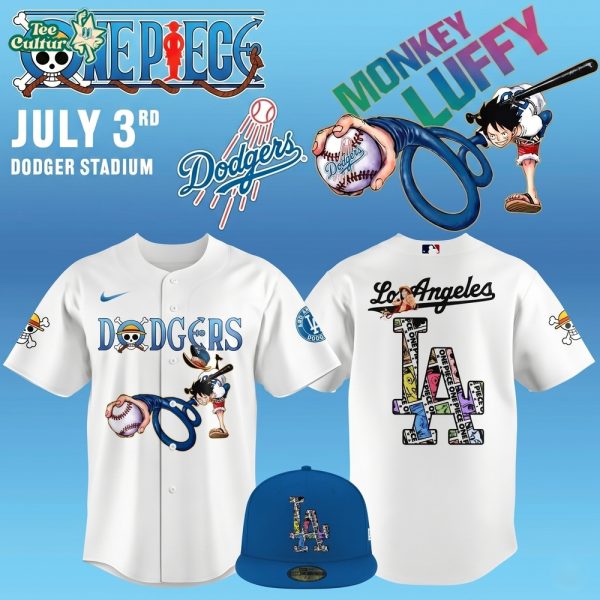 Los Angeles Dodgers x One Piece Night Baseball Jersey 2026 Limited Edition