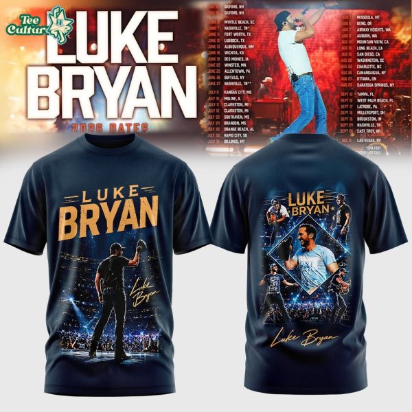 Luke Bryan 2026 Tour Country Night Special Edition 3D Shirt