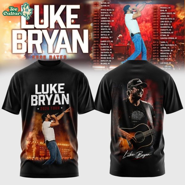 Luke Bryan 2026 Tour Country Night Special Edition 3D Shirt V2