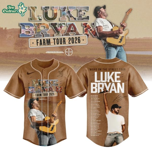 Luke Bryan 2026 Tour Limited Edition Jersey V4