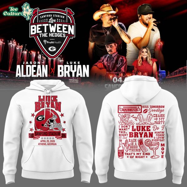 Luke Bryan x Jason Aldean "Live Between The Hedges" At Sanford Stadium Limited Hoodie
