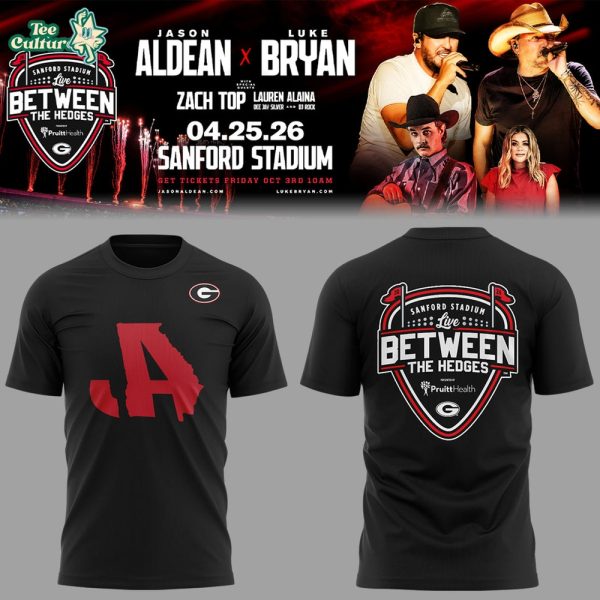 Luke Bryan x Jason Aldean Live Between The Hedges Limited Edition 3D Shirt