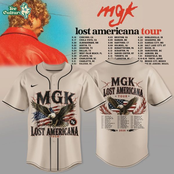 MGK Lost Americana Tour 2026 Jersey Limited Edition V1