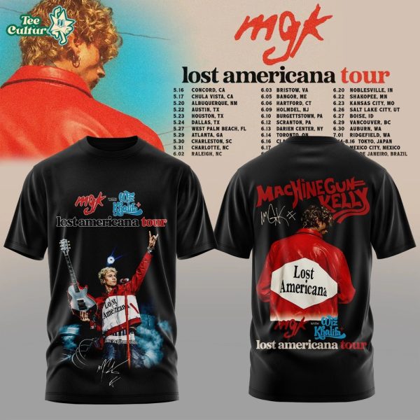 MGK Lost Americana Tour 2026 Limited Edition Tshirt V2