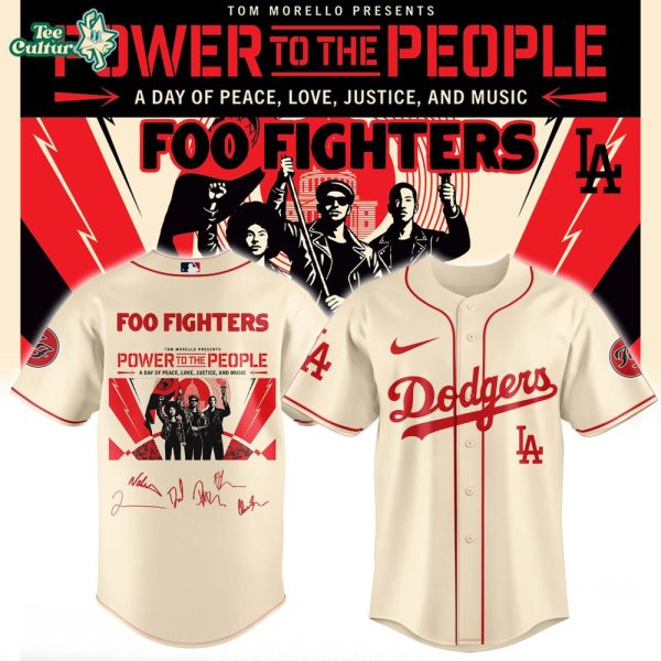 MLB All Teams x Foo Fighters Power To The People Jersey 1 by Teesculture.com
