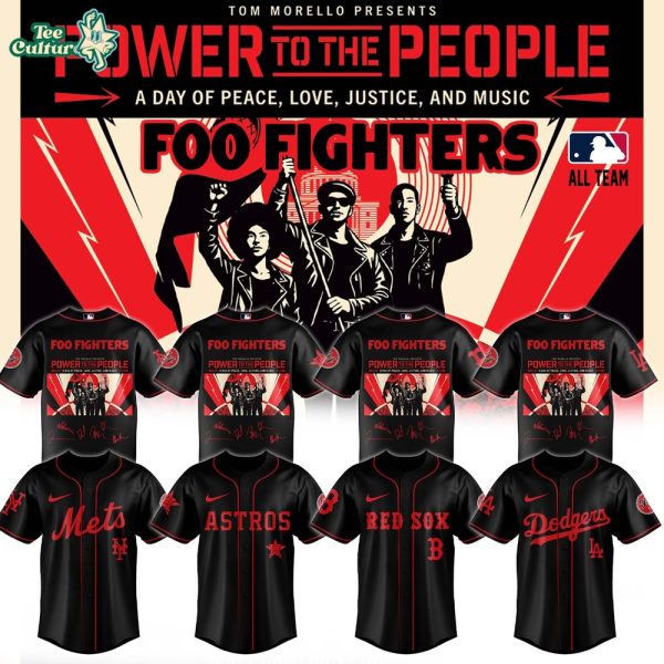 MLB All Teams x Foo Fighters Power To The People Jersey 2