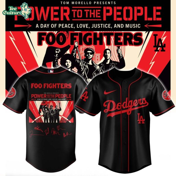 MLB All Teams x Foo Fighters Power To The People Jersey 2 by Teesculture.com