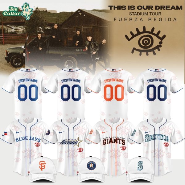 MLB x All Team Fuerza Regida This Is Our Dream Stadium Tour 2026 Jersey Limited Edition V2
