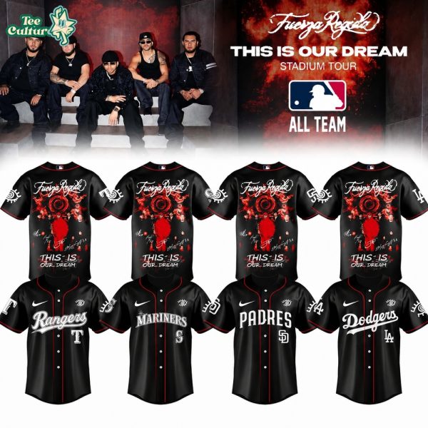 MLB x All Team Fuerza Regida This Is Our Dream Stadium Tour 2026 Jersey Limited Edition V2