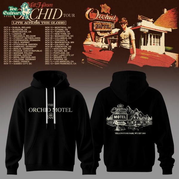 Matt Hansen The Orchid Tour 2026 Special Black Hoodie
