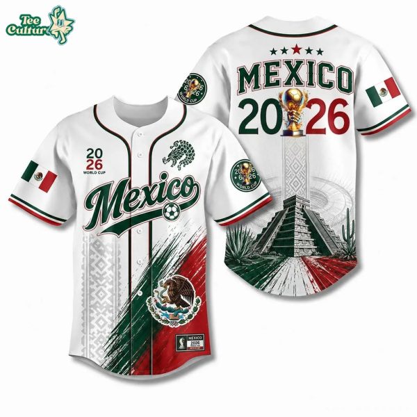 Mexico 2026 World Cup Baseball Jersey