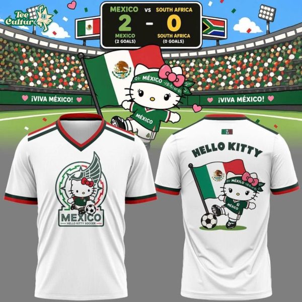 Mexico Soccer x Hello Kitty WC26 Special Edition White Shirt