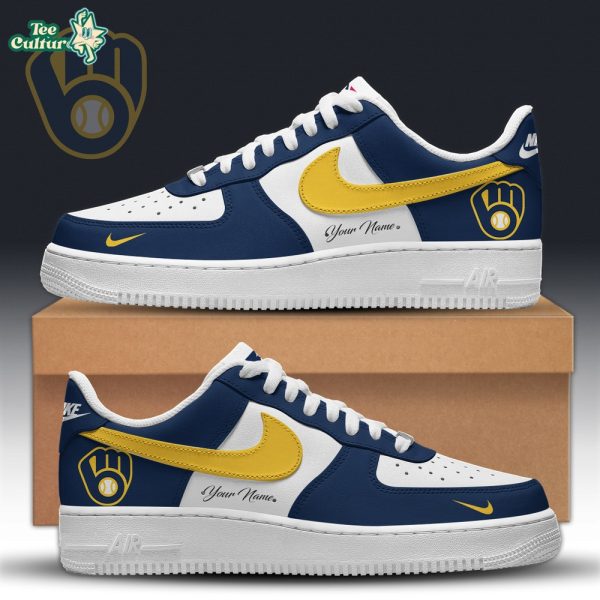 Milwaukee Brewers Shoe New 2026 Limited Edition AF1 Shoe