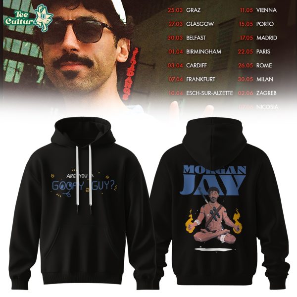 Morgan Jay Goofy Guy Graphic Black Hoodie