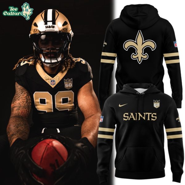New Orleans Saints 60th Anniversary New Logo Limited Edition Hoodie